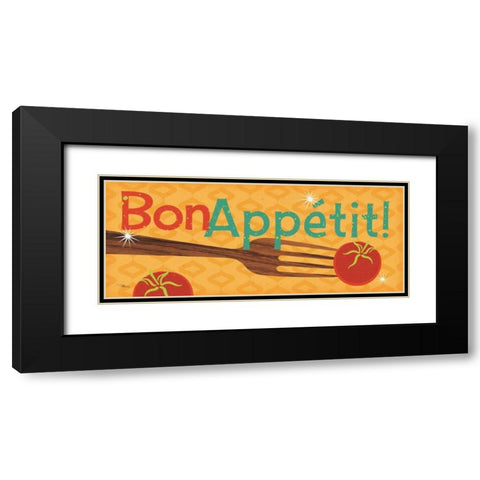 Kitchen It IX Black Modern Wood Framed Art Print with Double Matting by Pela Studio