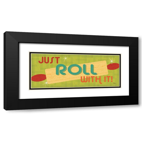 Kitchen It X Black Modern Wood Framed Art Print with Double Matting by Pela Studio