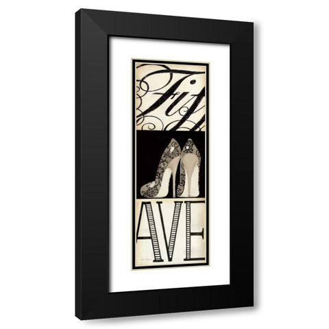 Fifth and Madison III Black Modern Wood Framed Art Print with Double Matting by Fabiano, Marco