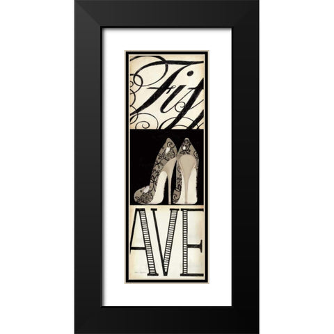 Fifth and Madison III Black Modern Wood Framed Art Print with Double Matting by Fabiano, Marco