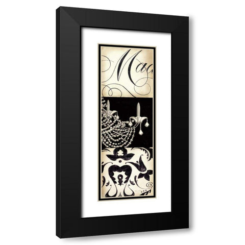 Fifth and Madison IV Black Modern Wood Framed Art Print with Double Matting by Fabiano, Marco