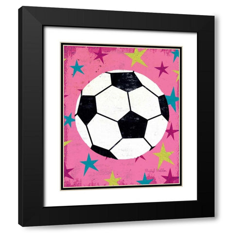 Girls Sports IV Black Modern Wood Framed Art Print with Double Matting by Mullan, Michael