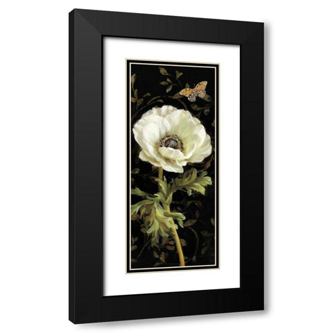 Jardin Paris Florals I Black Modern Wood Framed Art Print with Double Matting by Nai, Danhui