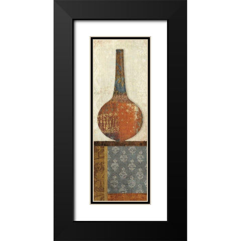 Indian Vessels I Black Modern Wood Framed Art Print with Double Matting by Hershey, Moira