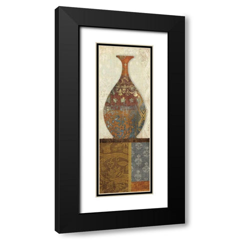 Indian Vessels II Black Modern Wood Framed Art Print with Double Matting by Hershey, Moira