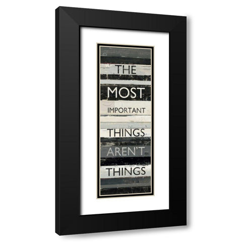 Zephyr Quote II Black Modern Wood Framed Art Print with Double Matting by Schick, Mike