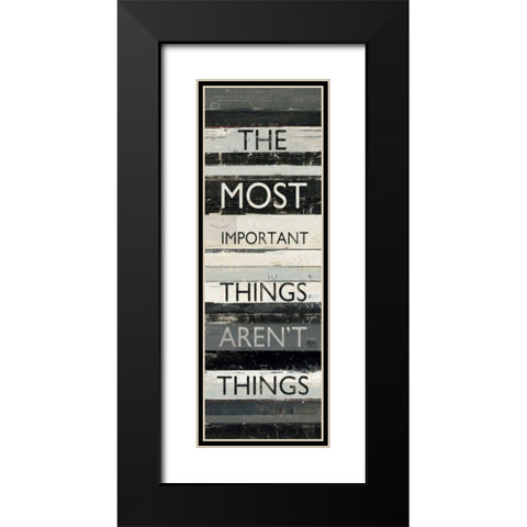 Zephyr Quote II Black Modern Wood Framed Art Print with Double Matting by Schick, Mike