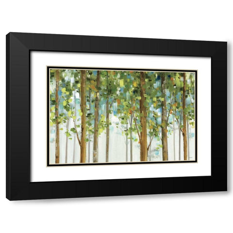 Forest Study I Crop Black Modern Wood Framed Art Print with Double Matting by Audit, Lisa