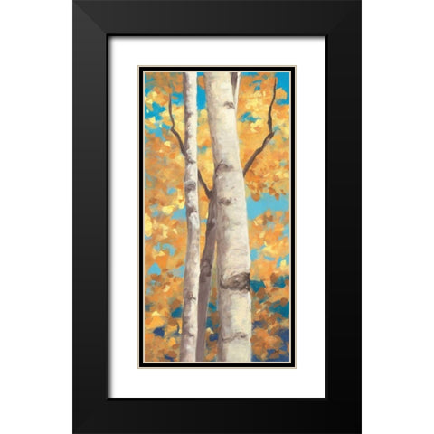 Doubloons Panel I Black Modern Wood Framed Art Print with Double Matting by Purinton, Julia