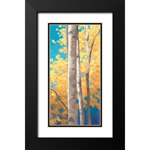 Doubloons Panel II Black Modern Wood Framed Art Print with Double Matting by Purinton, Julia