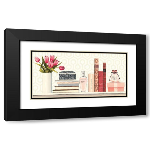 Parfum Chic I Black Modern Wood Framed Art Print with Double Matting by Fabiano, Marco