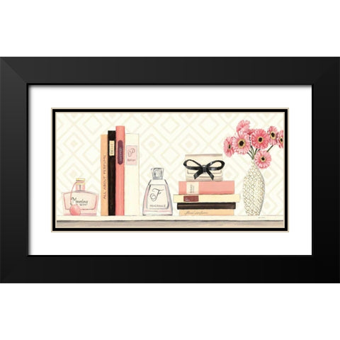 Parfum Chic II Black Modern Wood Framed Art Print with Double Matting by Fabiano, Marco