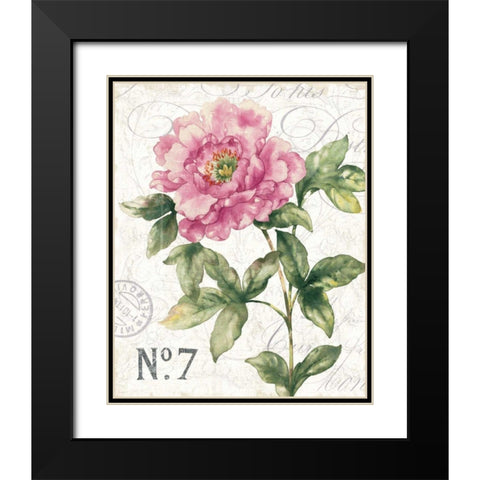 Bloom I Black Modern Wood Framed Art Print with Double Matting by Wild Apple Portfolio