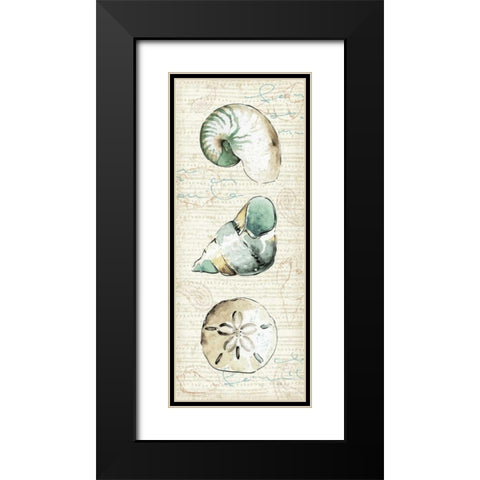 Ocean Prints VI Black Modern Wood Framed Art Print with Double Matting by Pela Studio