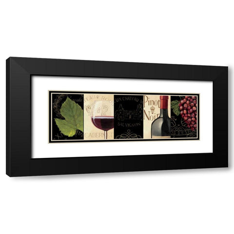 Chateau Nouveau Panel I Black Modern Wood Framed Art Print with Double Matting by Fabiano, Marco