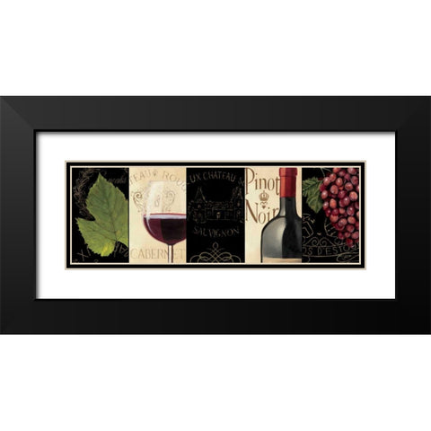 Chateau Nouveau Panel I Black Modern Wood Framed Art Print with Double Matting by Fabiano, Marco