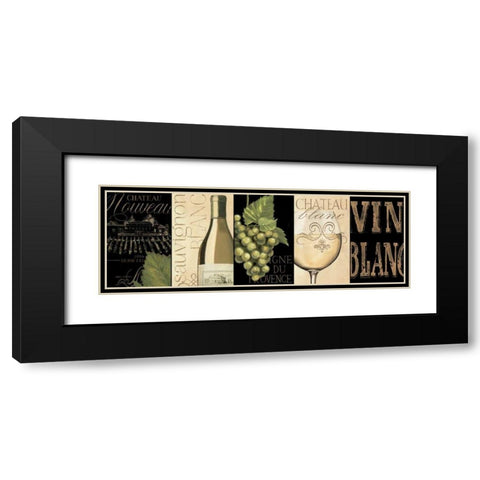 Chateau Nouveau Panel II Black Modern Wood Framed Art Print with Double Matting by Fabiano, Marco