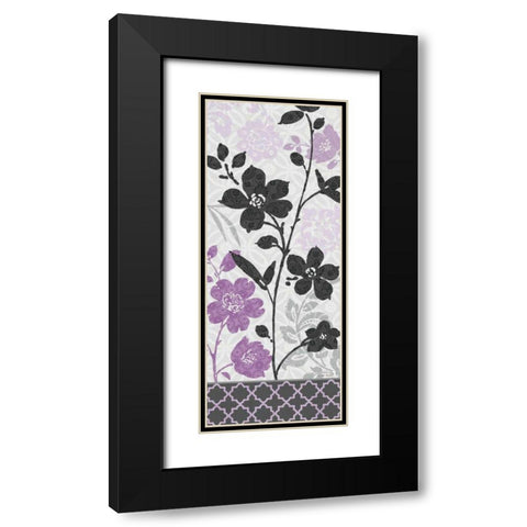 Botanical Touch II Black Modern Wood Framed Art Print with Double Matting by Audit, Lisa