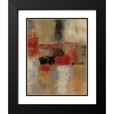 Intersection Crop II Black Modern Wood Framed Art Print with Double Matting by Vassileva, Silvia