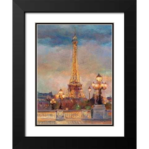 The Beginning of Evening Black Modern Wood Framed Art Print with Double Matting by Hageman, Marilyn