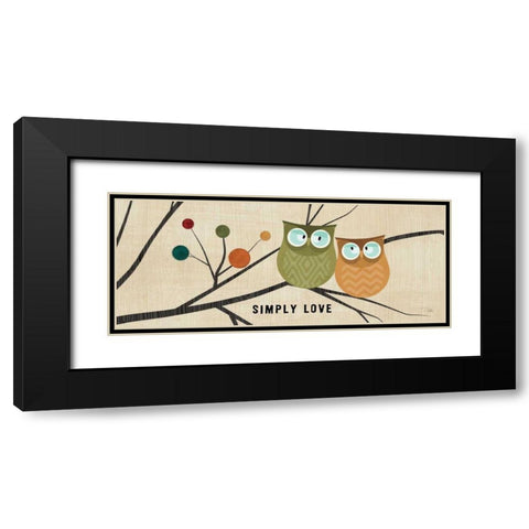 Flying Colors I Black Modern Wood Framed Art Print with Double Matting by Pela
