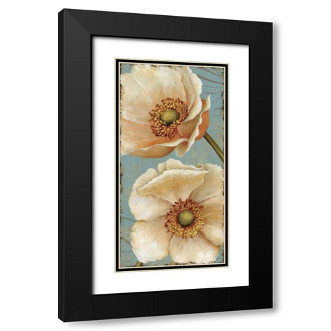 Windflower I Black Modern Wood Framed Art Print with Double Matting by Brissonnet, Daphne