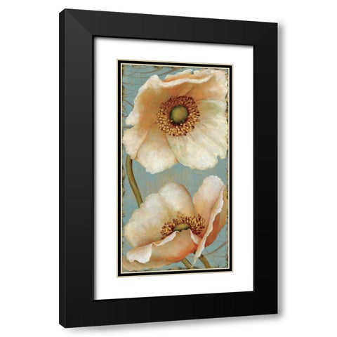 Windflower II Black Modern Wood Framed Art Print with Double Matting by Brissonnet, Daphne