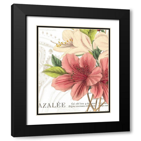 Azalee Jardin I Black Modern Wood Framed Art Print with Double Matting by Wild Apple Portfolio