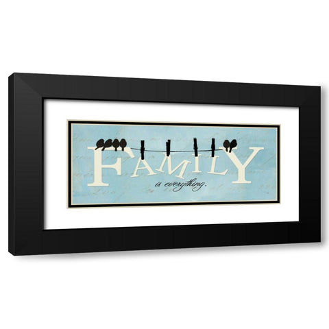 Well Said II Black Modern Wood Framed Art Print with Double Matting by ERR, Pela