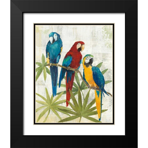 Birds of a Feather II Black Modern Wood Framed Art Print with Double Matting by Tillmon, Avery