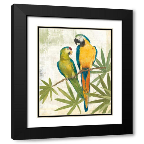 Birds of a Feather III Black Modern Wood Framed Art Print with Double Matting by Tillmon, Avery