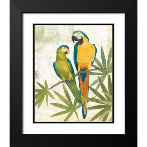 Birds of a Feather III Black Modern Wood Framed Art Print with Double Matting by Tillmon, Avery