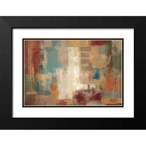 Oriental Trip Crop Black Modern Wood Framed Art Print with Double Matting by Vassileva, Silvia