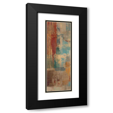 Oriental Trip Panel I Black Modern Wood Framed Art Print with Double Matting by Vassileva, Silvia