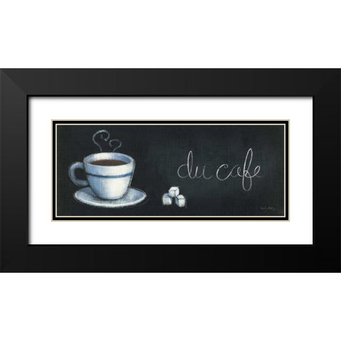 Chalkboard Menu I - Cafe Black Modern Wood Framed Art Print with Double Matting by Adams, Emily