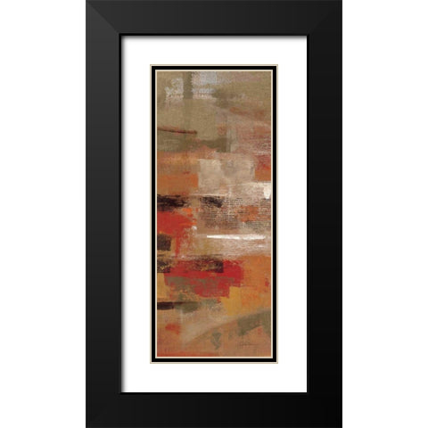 Flamenco Steps Panel I Black Modern Wood Framed Art Print with Double Matting by Vassileva, Silvia