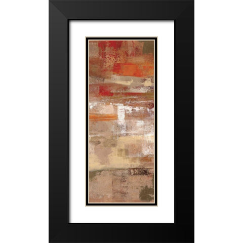 Flamenco Steps Panel II Black Modern Wood Framed Art Print with Double Matting by Vassileva, Silvia