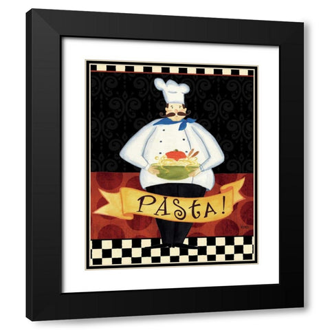 Bon Appetit I Black Modern Wood Framed Art Print with Double Matting by Charron, Veronique