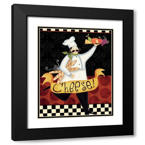 Bon Appetit IV Black Modern Wood Framed Art Print with Double Matting by Charron, Veronique