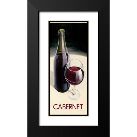 Cabernet Black Modern Wood Framed Art Print with Double Matting by Fabiano, Marco