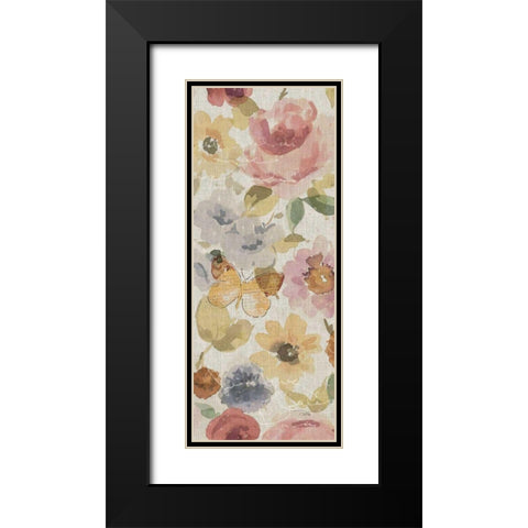 Romantic Poem V Black Modern Wood Framed Art Print with Double Matting by ERR, Pela