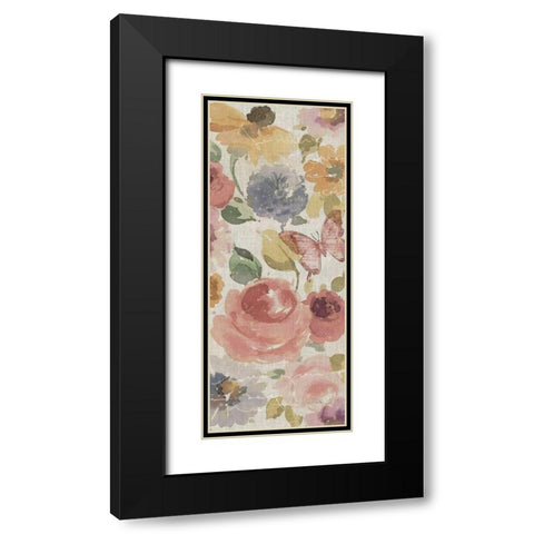 Romantic Poem VI Black Modern Wood Framed Art Print with Double Matting by ERR, Pela