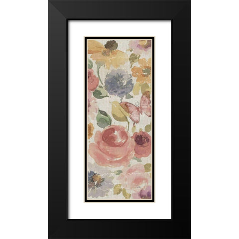 Romantic Poem VI Black Modern Wood Framed Art Print with Double Matting by ERR, Pela