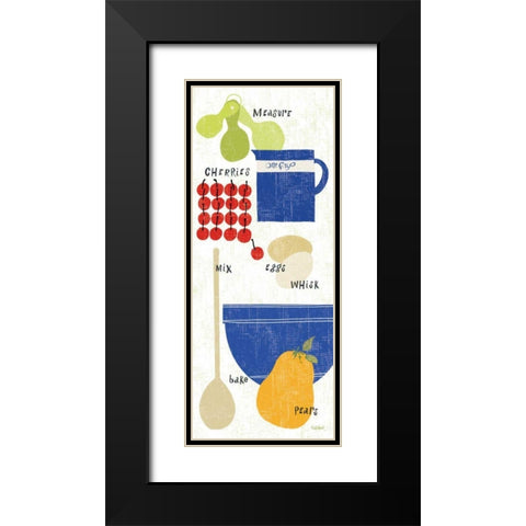 Baking It Black Modern Wood Framed Art Print with Double Matting by Schlabach, Sue