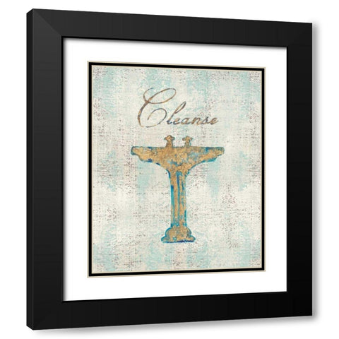 Cleanse Black Modern Wood Framed Art Print with Double Matting by Mousseau, Studio