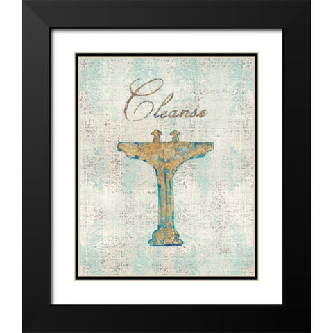 Cleanse Black Modern Wood Framed Art Print with Double Matting by Mousseau, Studio