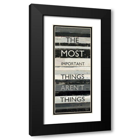 Zephyr Quote II Black Modern Wood Framed Art Print with Double Matting by Schick, Mike