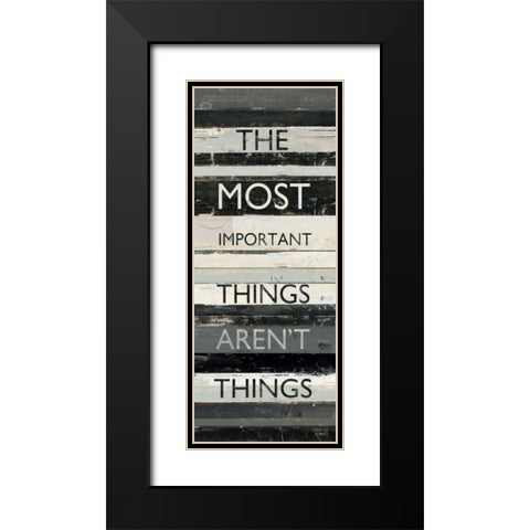 Zephyr Quote II Black Modern Wood Framed Art Print with Double Matting by Schick, Mike