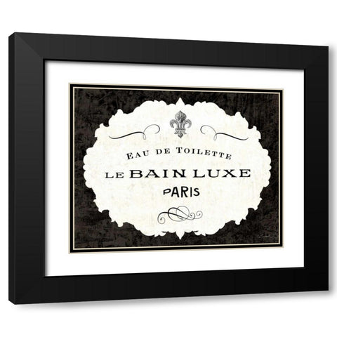 Le Bain Luxe I Black Modern Wood Framed Art Print with Double Matting by Schlabach, Sue