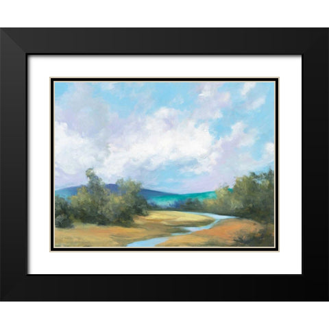 Hedgerow III Crop Black Modern Wood Framed Art Print with Double Matting by Purinton, Julia